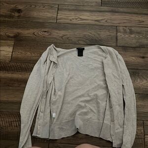 Ann Taylor Soft Beige Cardigan